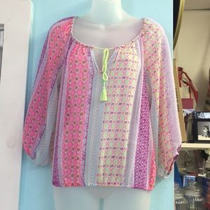 Colorful bubble top like new fast shipping